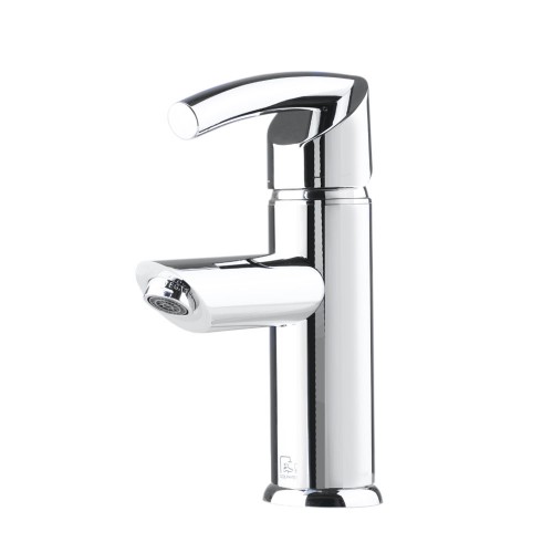 شیر روشویی البرز سری A | بدنه برنجی، آبکاری باکیفیت و عملکرد روان