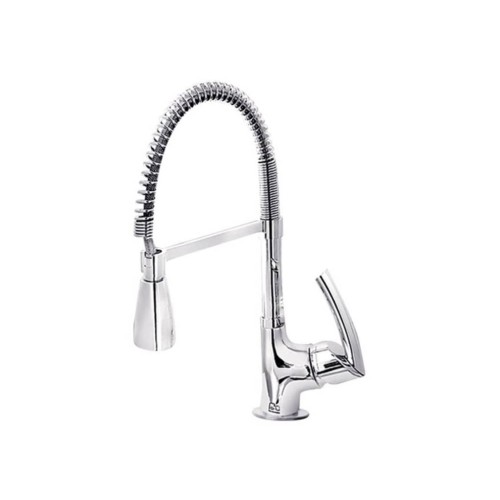 شیر آشپزخانه شاوری البرز سری A | طراحی کاربردی، بدنه برنجی و عملکرد روان